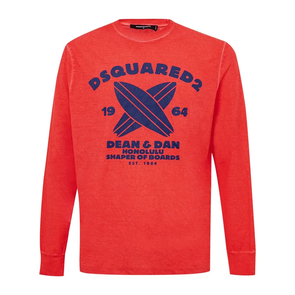 Dsquared² Men's Red Cotton T-Shirt