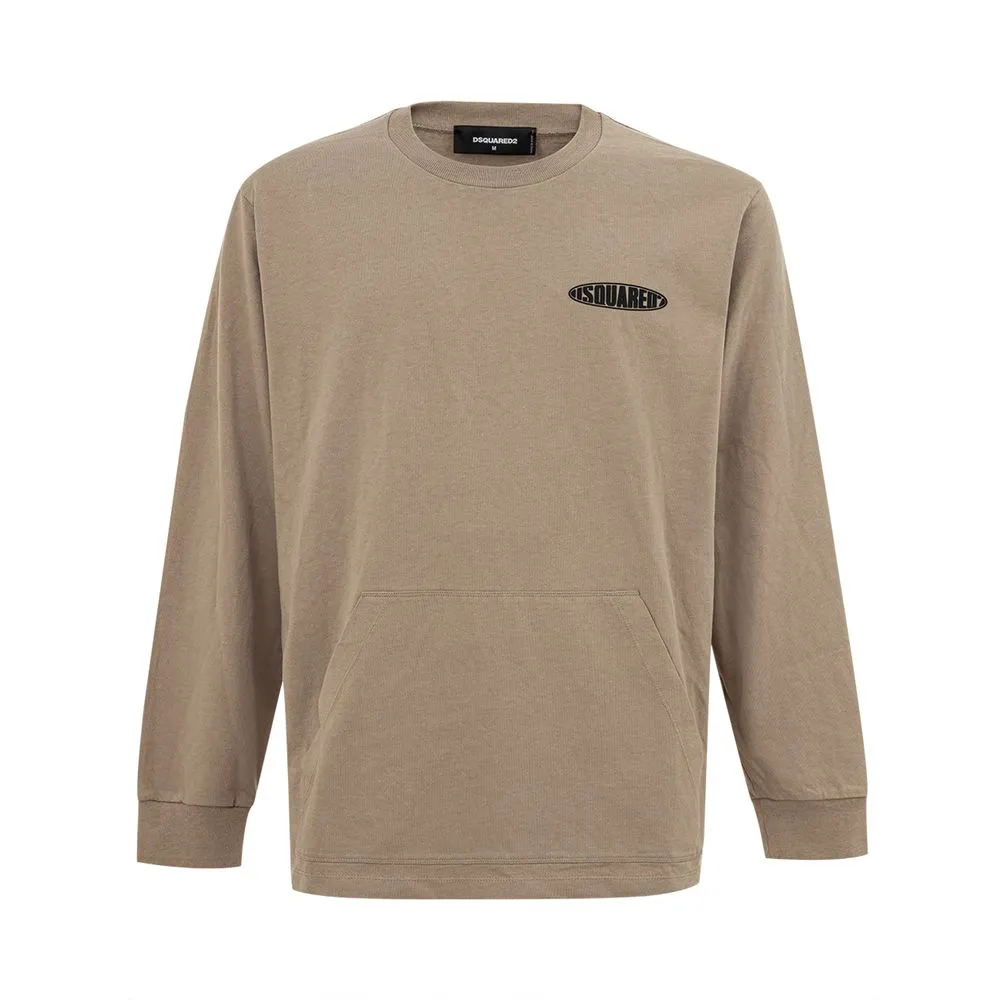 Dsquared² Men's Beige Cotton T-Shirt
