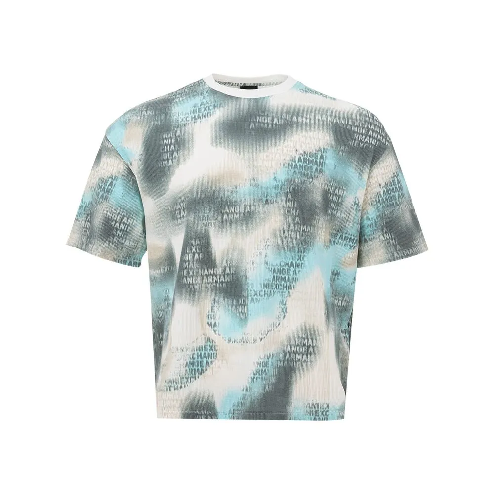 Armani Exchange Men's Chic Multicolor Cotton Tee for Men