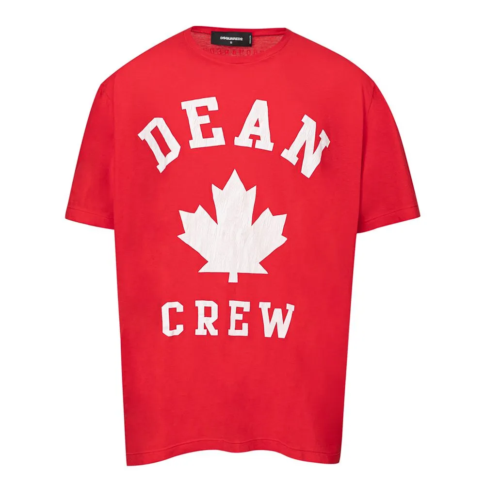 Dsquared² Men's Red Cotton T-Shirt