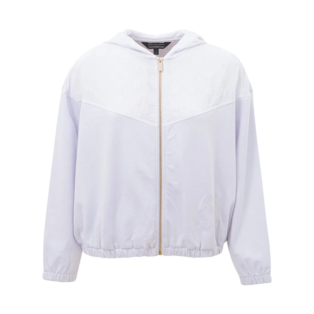 Armani Exchange Women's Chic White Viscose Sweater for Women