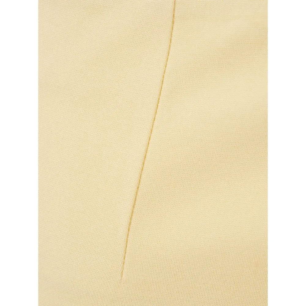 Lardini Women's Elegant Yellow Viscose Skirt for Women