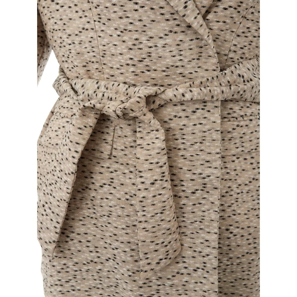 Lardini Women's Chic Beige Linen Jacket