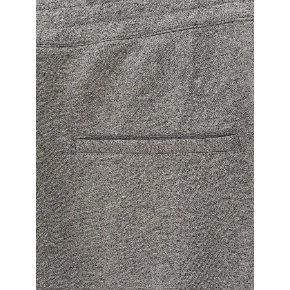 Alexander McQueen Women's Chic Gray Cotton Blend Trousers