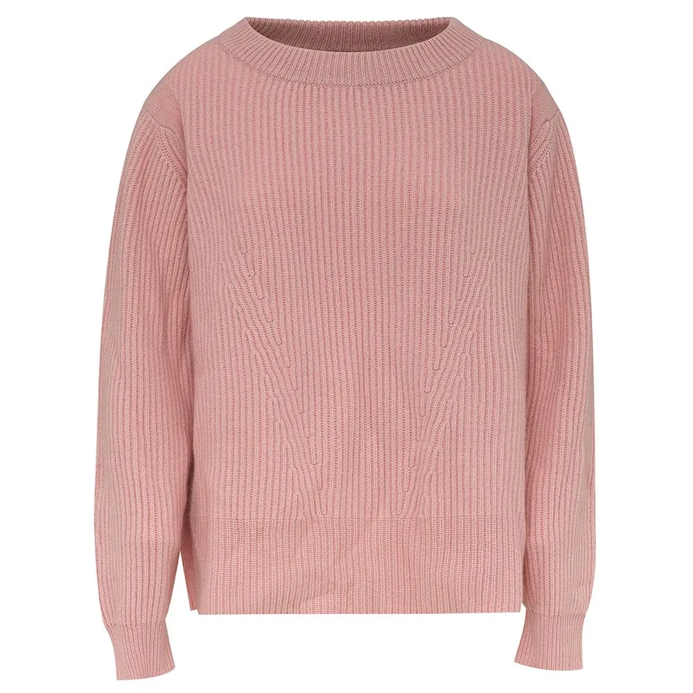 Malo Women's Elegant Cashmere Pink Top - Indulge in Soft Luxury