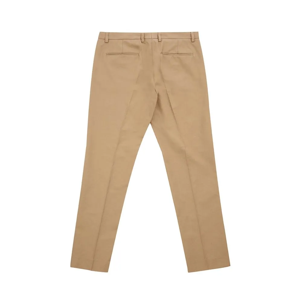 Lardini Women's Elegant Brown Cotton Trousers for Women