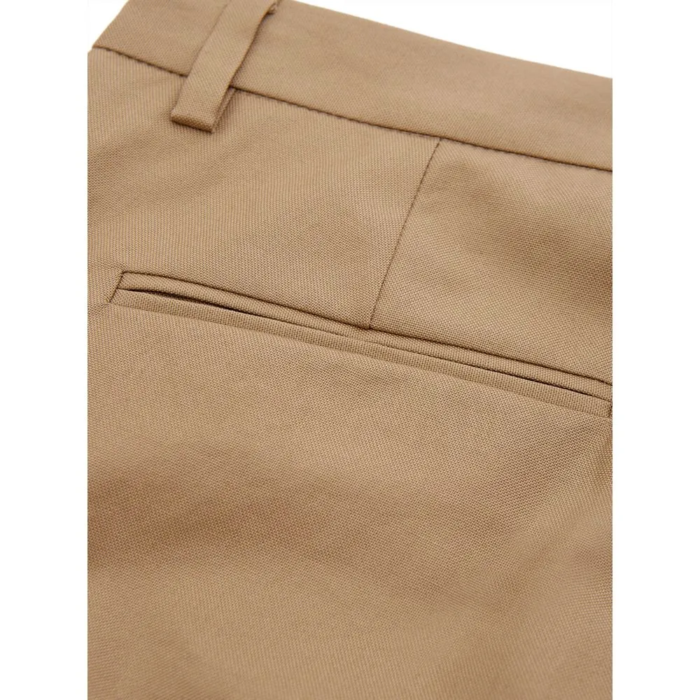 Lardini Women's Elegant Brown Cotton Trousers for Women