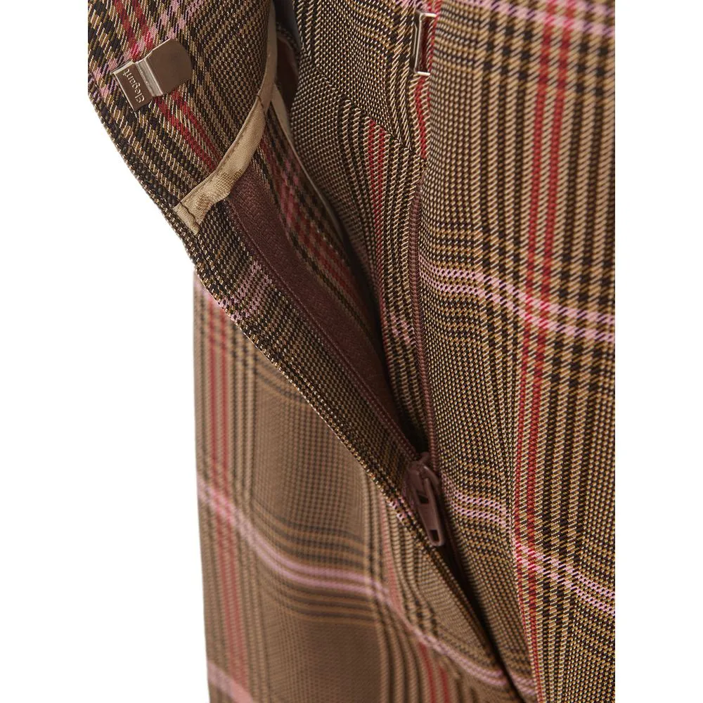 Lardini Women's Elegant Brown Viscose Pants for Women