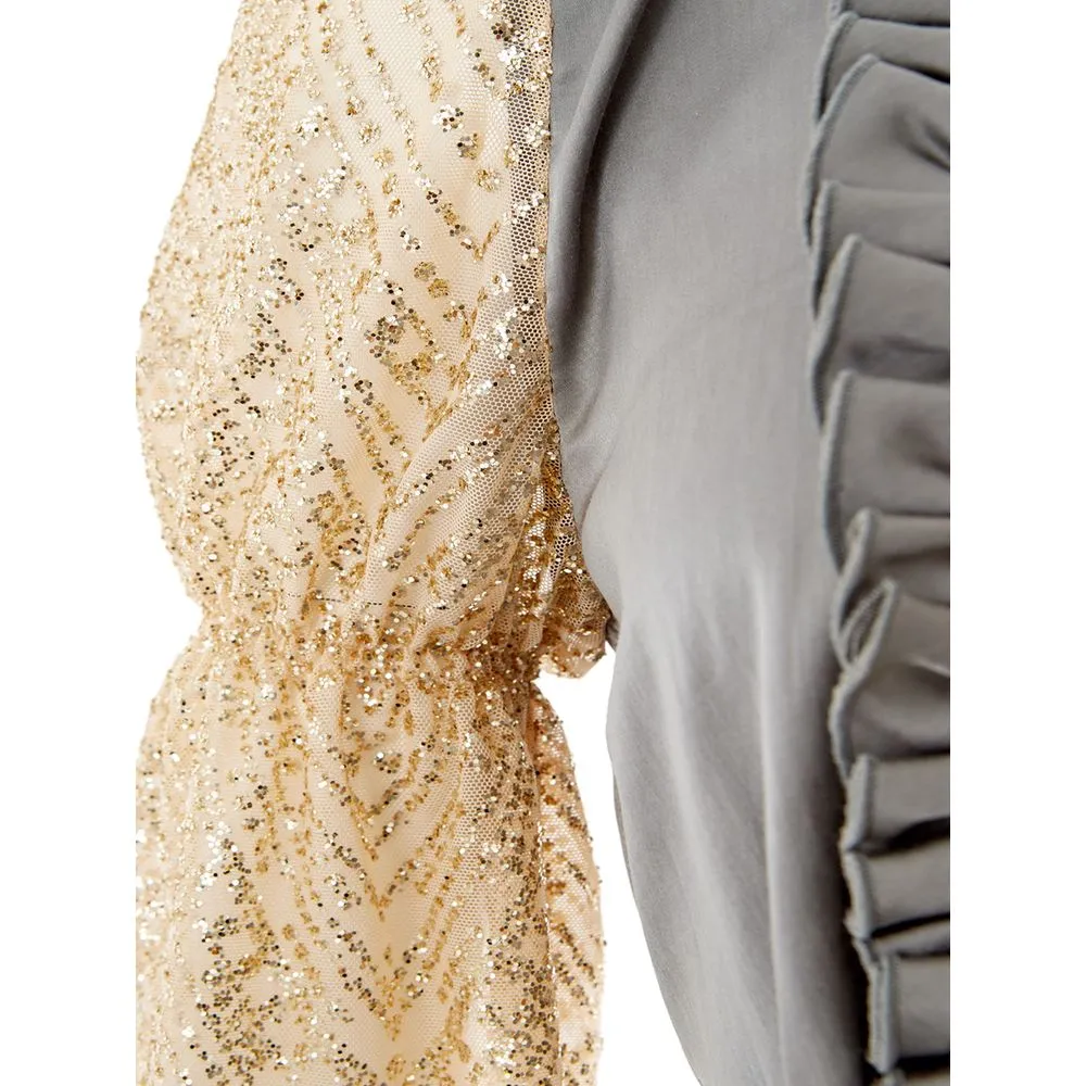 Lardini Women's Elegant Multicolor Silk-Linen Top