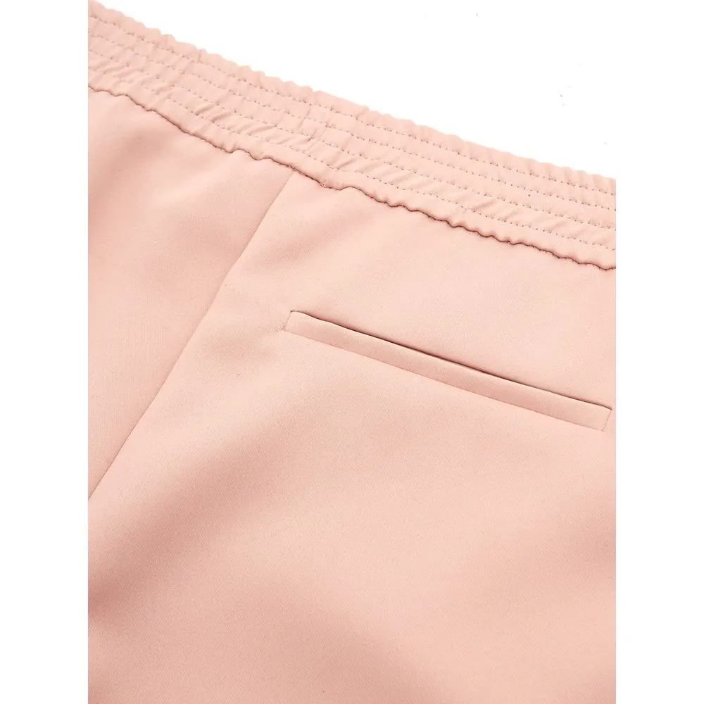 Lardini Women's Elegant Pink Polyester Pants for Women