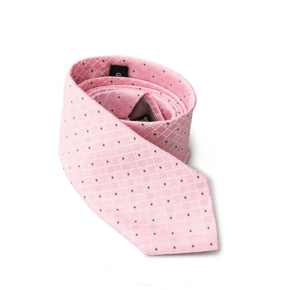 Giorgio Armani Men's Pink Silk Ties & Bowty