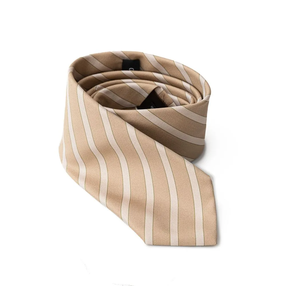 Giorgio Armani Men's Gold Silk Ties & Bowty