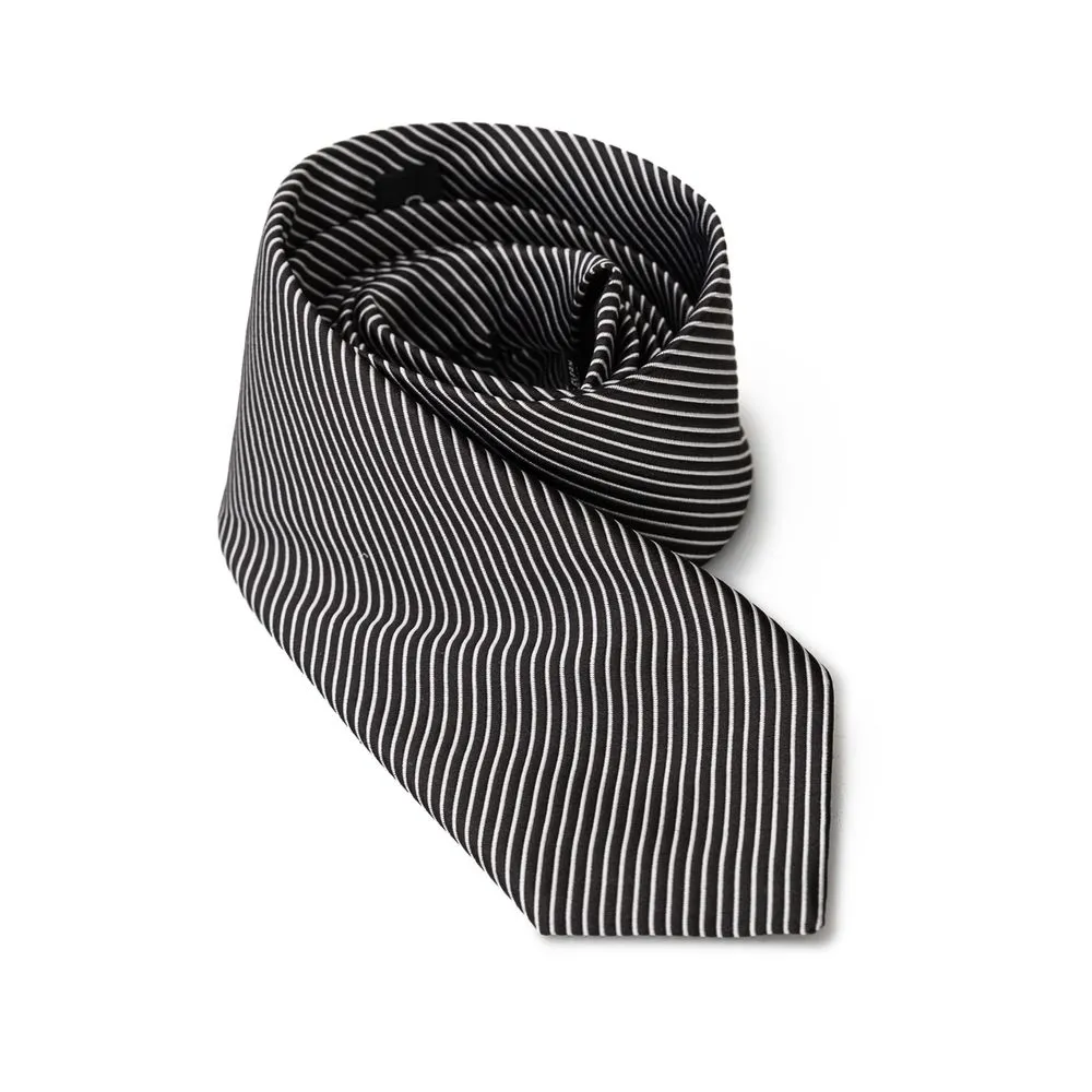 Giorgio Armani Men's Black Silk Ties & Bowty