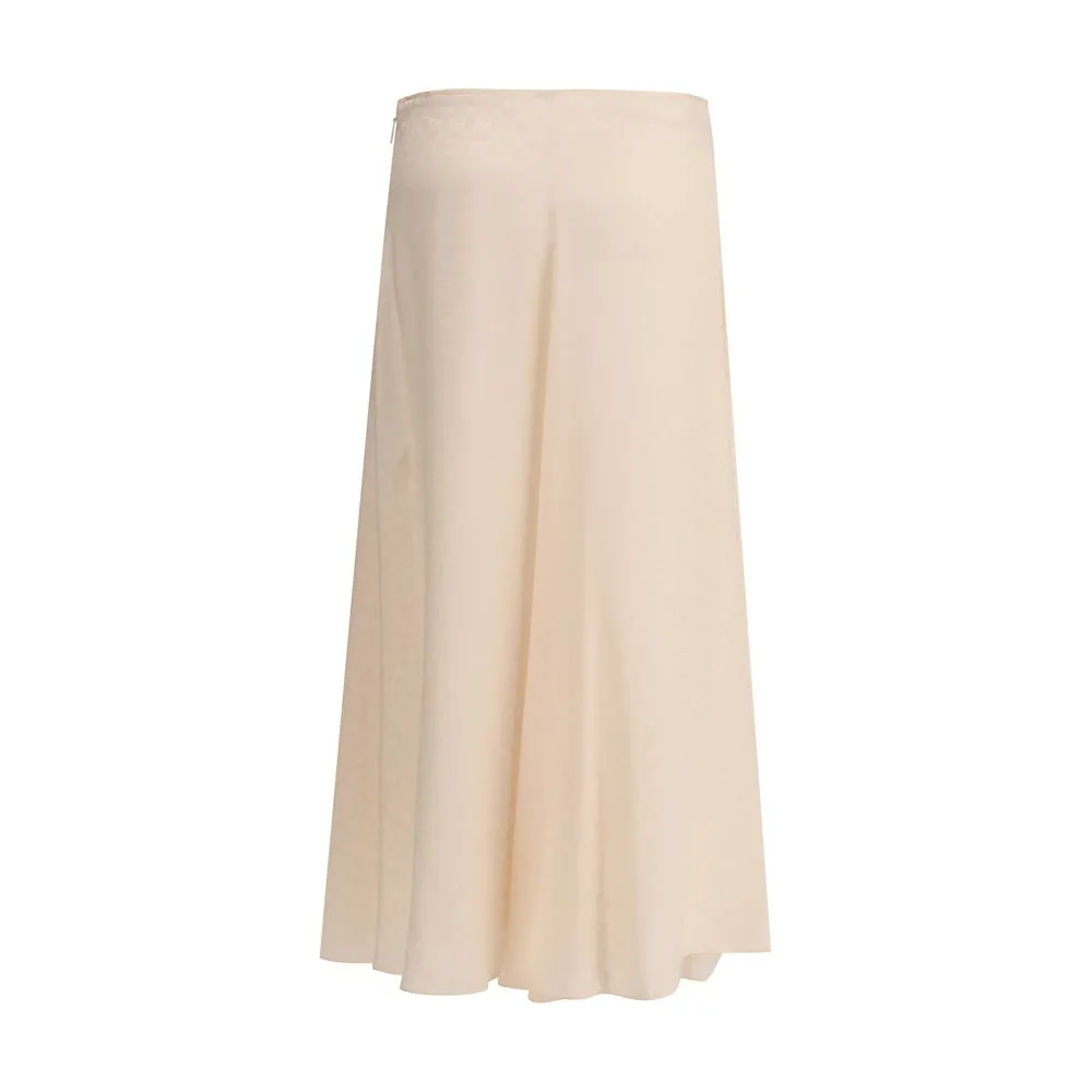 Fendi Women's Silk midi Skirt