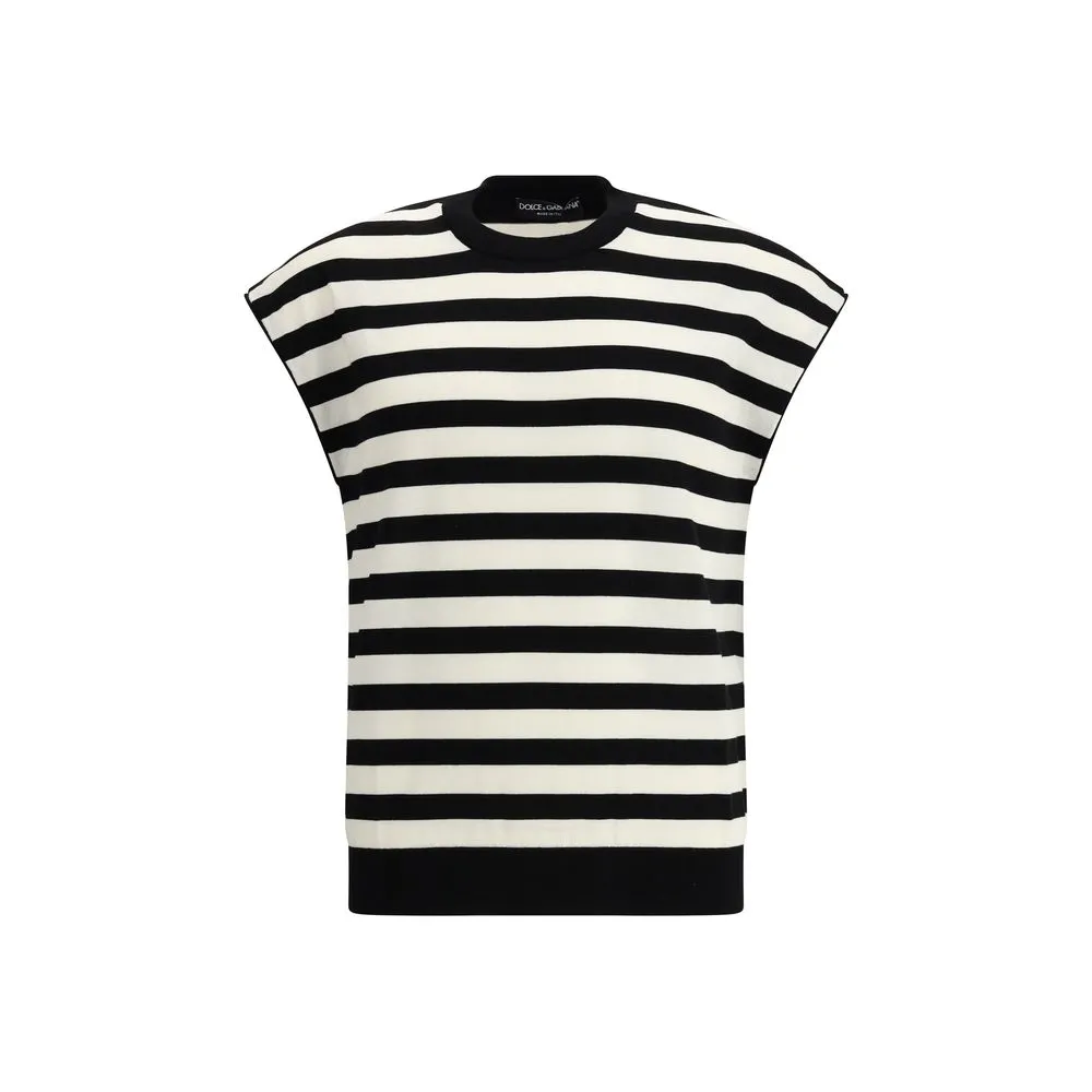 Dolce & Gabbana Men's Striped knit Vest