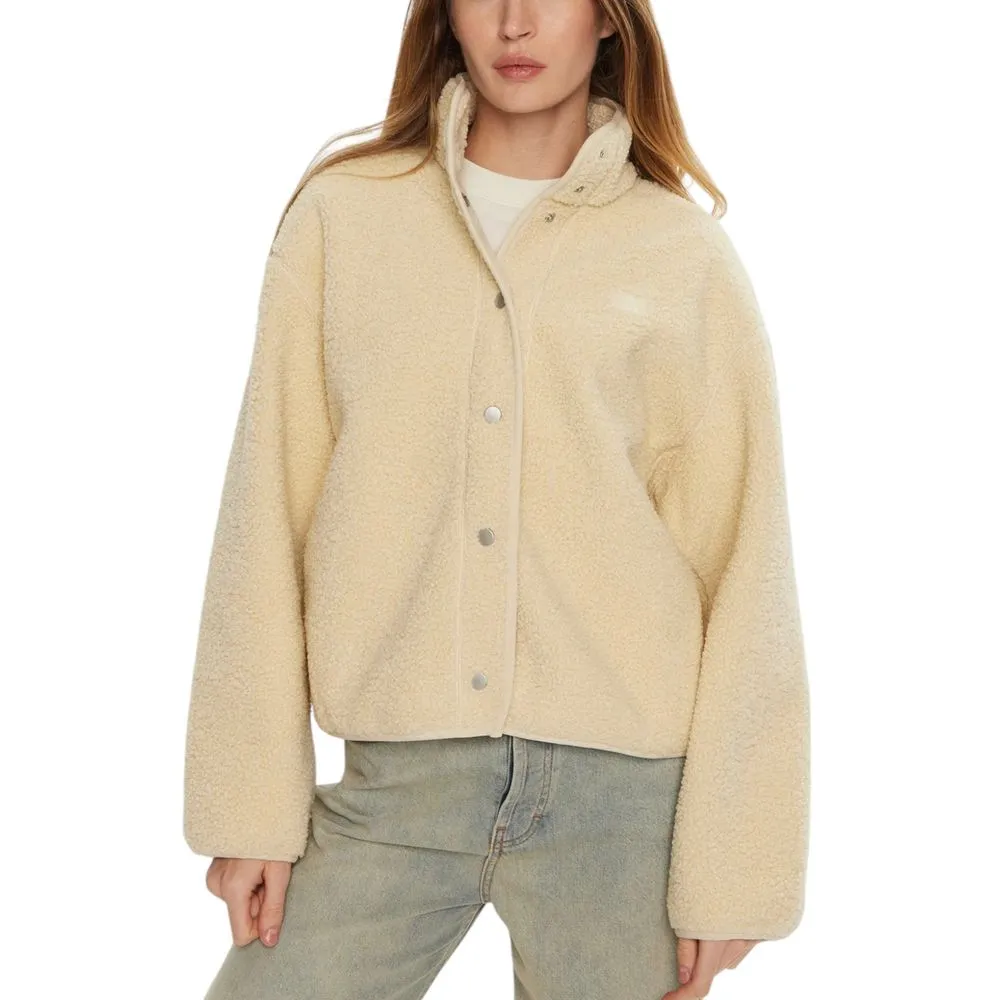 Calvin Klein Jeans Women's Cream Polyester Jackets & Coat