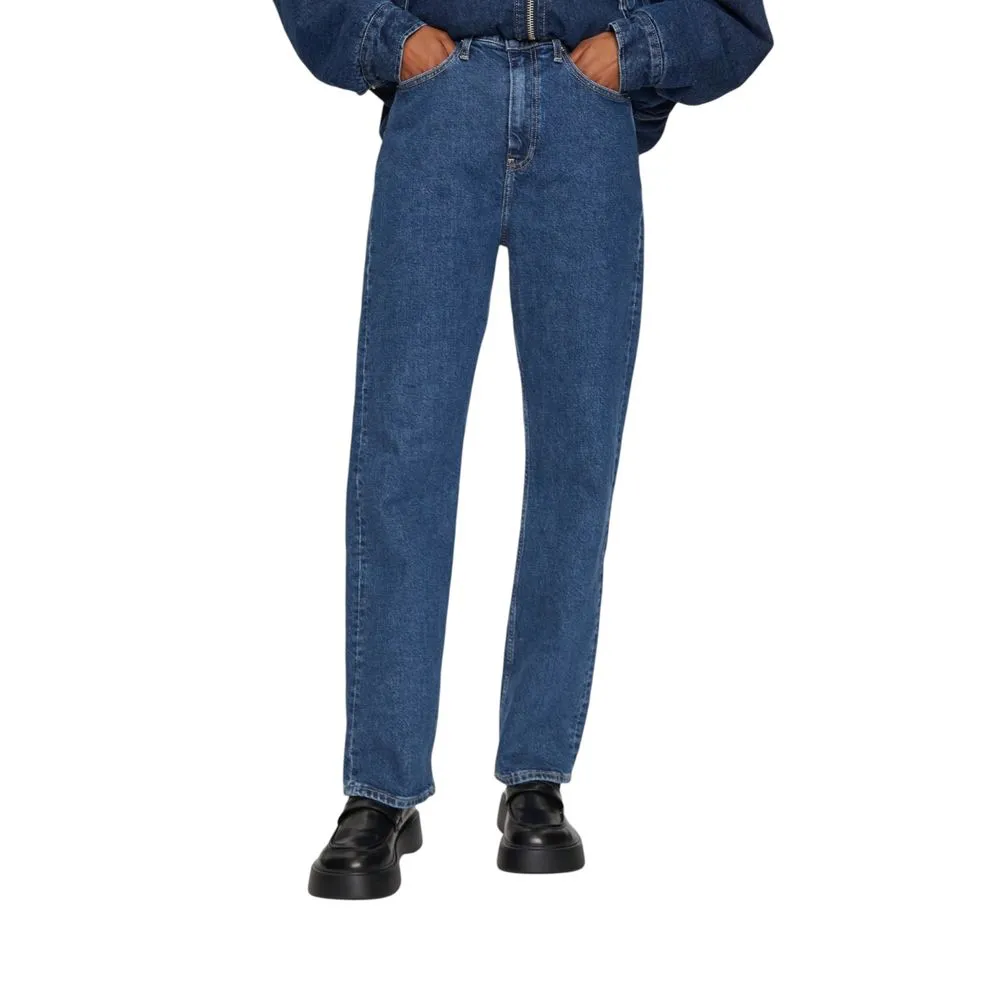 Calvin Klein Jeans Women's Blue Cotton Jeans & Pant