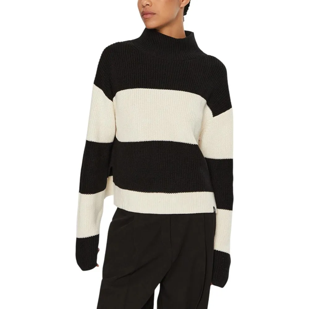 Calvin Klein Jeans Women's Black And White Cotton Sweater