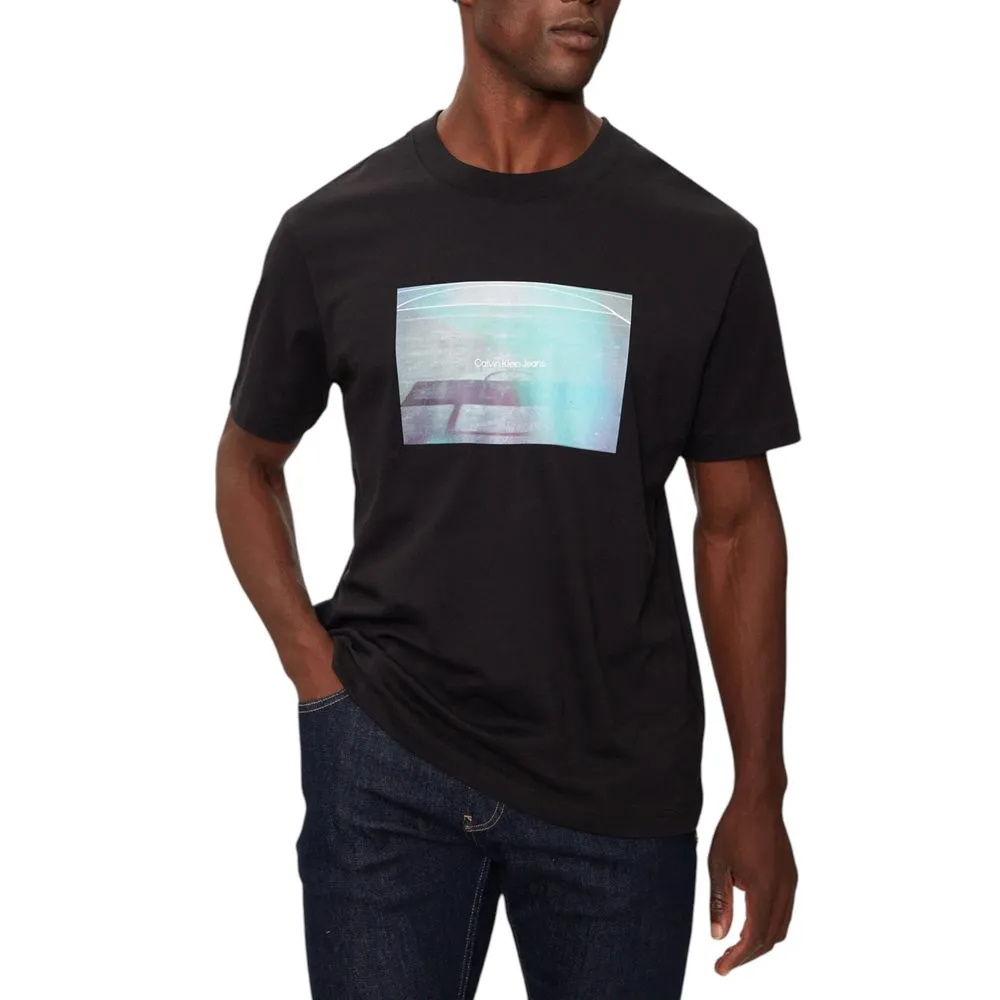 Calvin Klein Jeans Men's Black Cotton T-Shirt