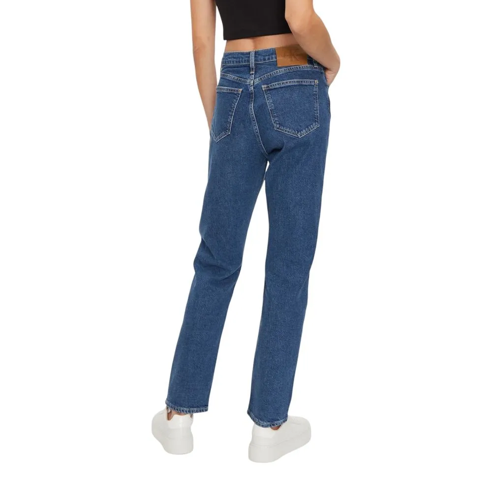 Calvin Klein Jeans Women's Blue Cotton Jeans & Pant