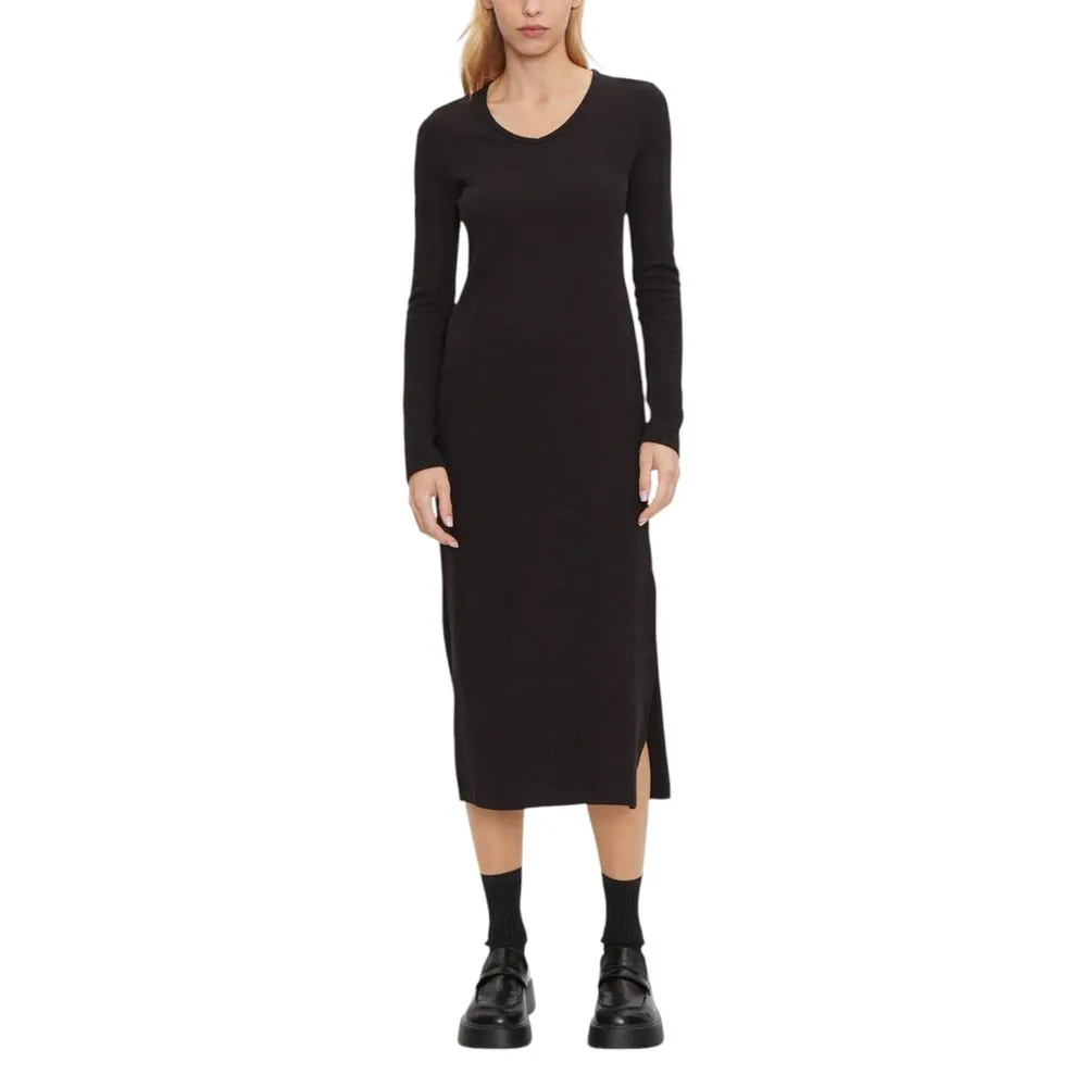 Calvin Klein Jeans Women's Black Cotton Dress