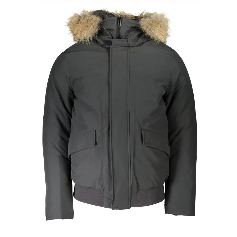 Woolrich Men's Gray Cotton Jacket
