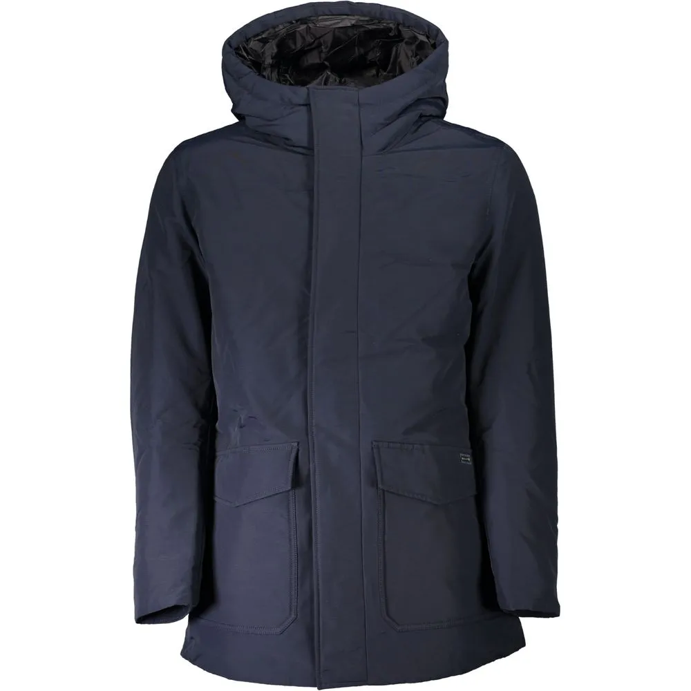 Woolrich Men's Blue Cotton Jacket