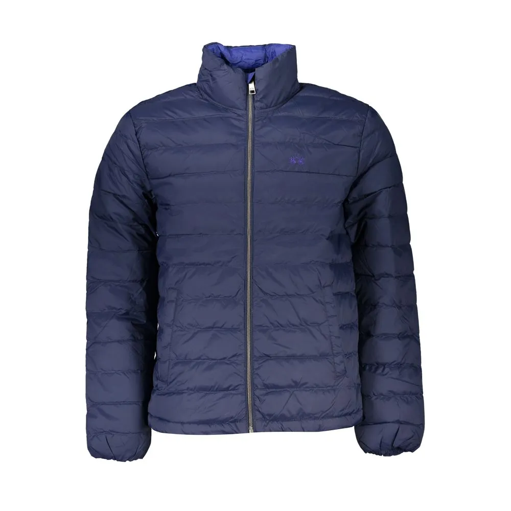 La Martina Men's Elegant Long-Sleeved Blue Jacket