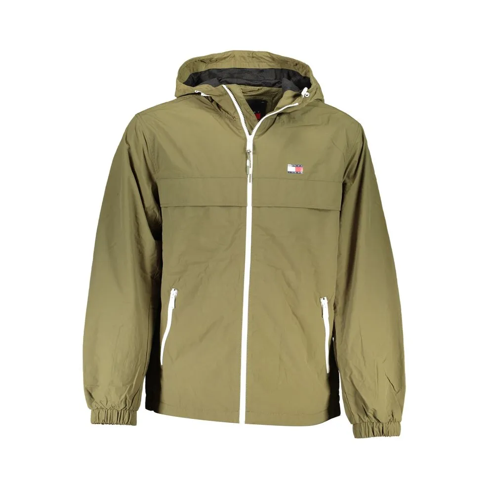 Tommy Hilfiger Men's Green Polyamide Jacket