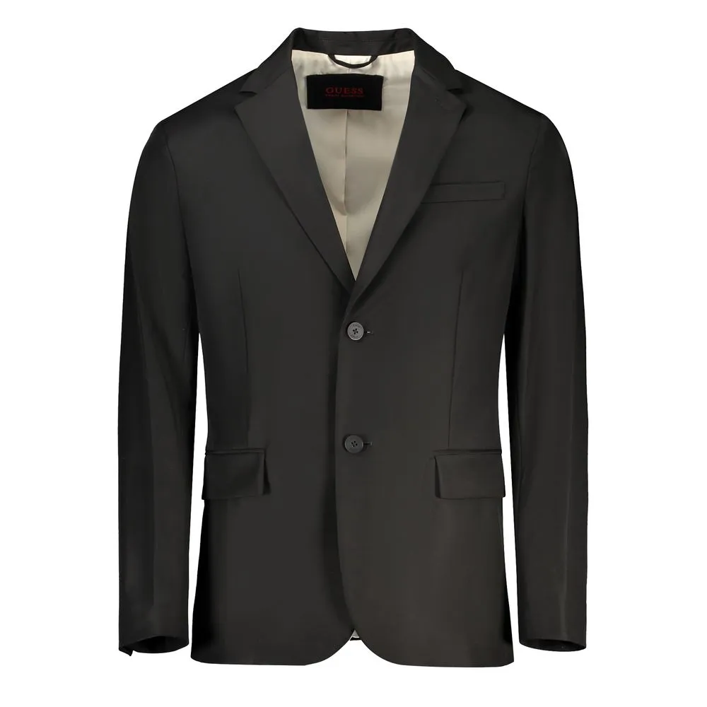 Guess Jeans Men's Black Cotton Jacket