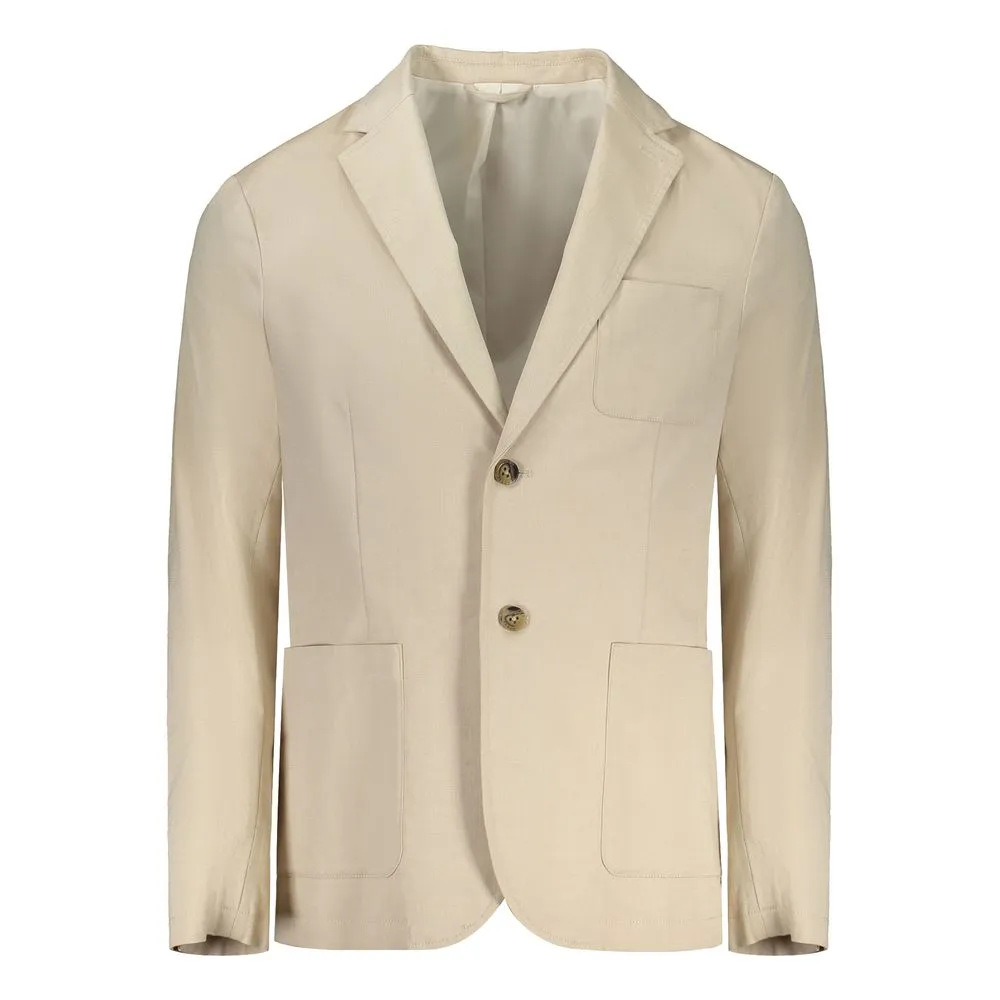 Guess Jeans Men's Beige Cotton Jacket