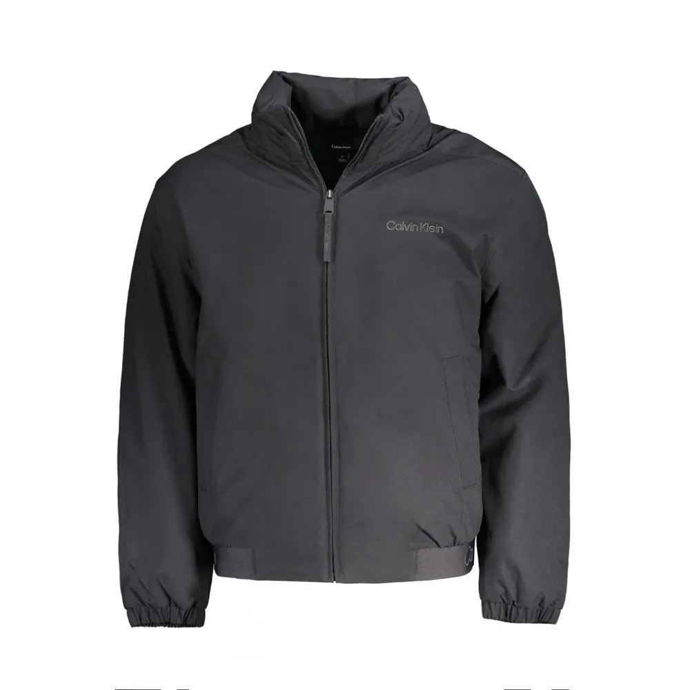 Calvin Klein Men's Black Polyester Jacket