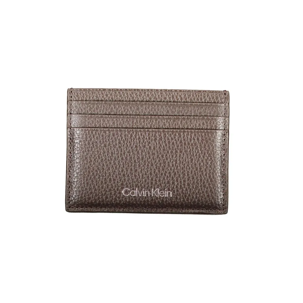 Calvin Klein Men's Brown Leather Wallet