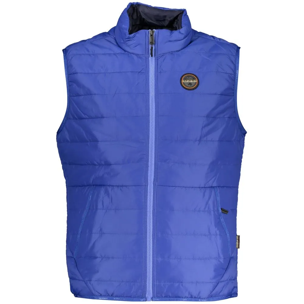 Napapijri Men's Sleek Sleeveless Contrast Detail Jacket