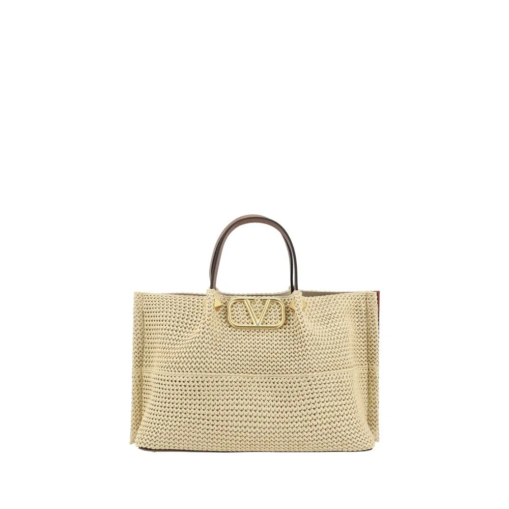 Valentino Garavani Women's Straw Shoulder Bag