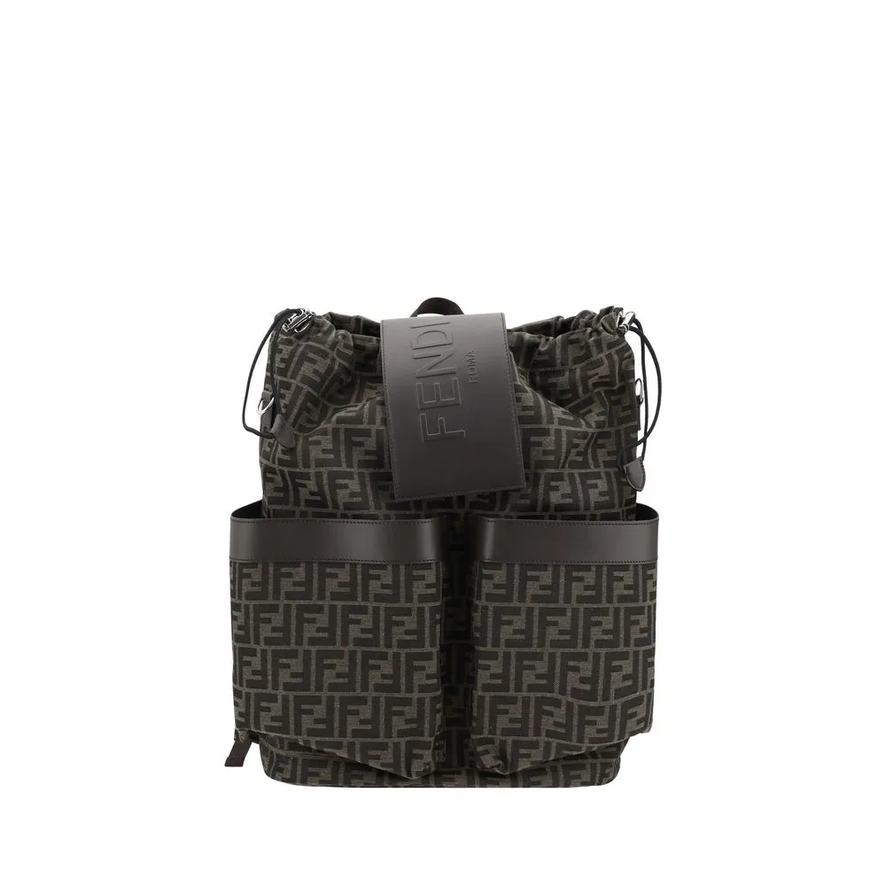 Fendi Men's FF pattern Backpack