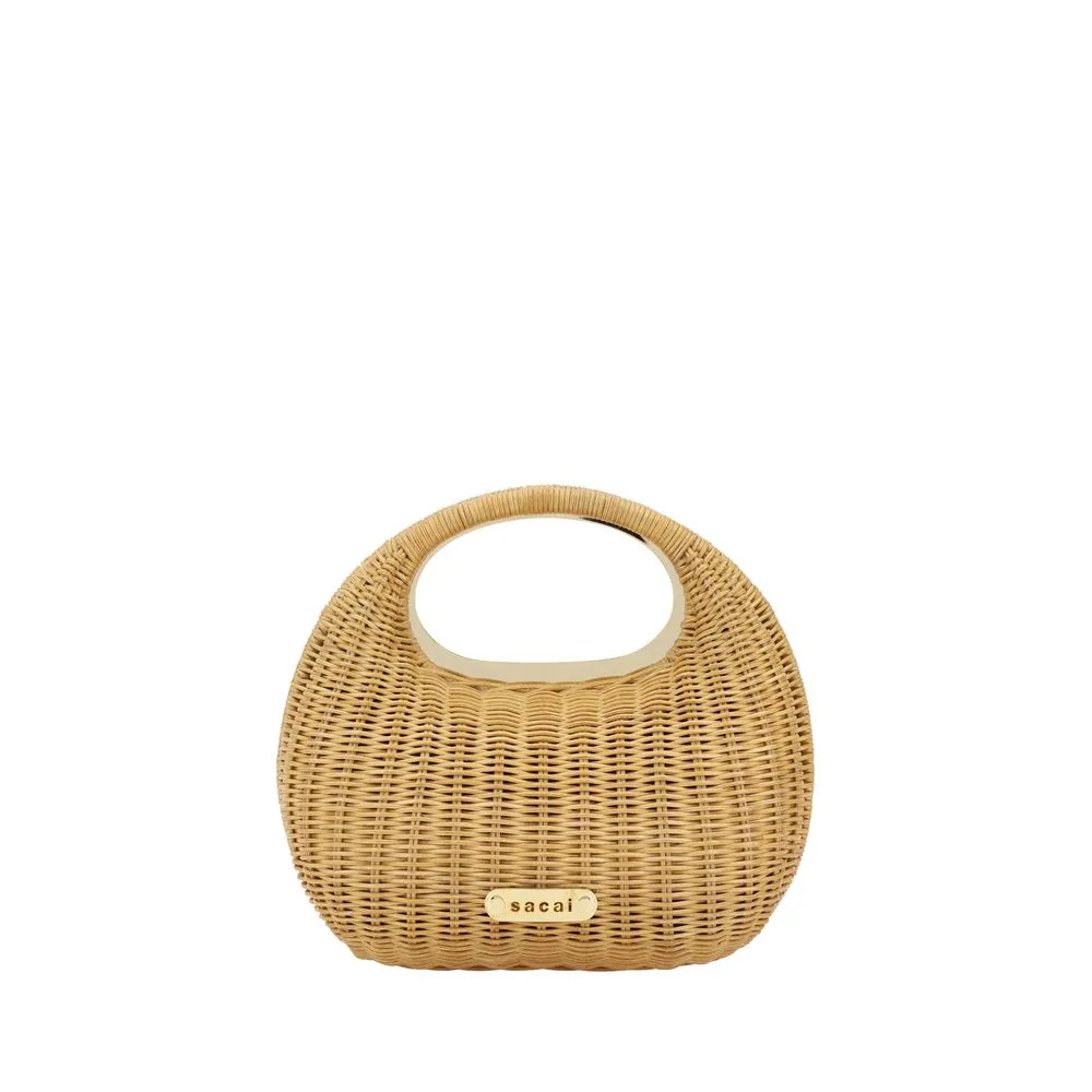 Sacai Women's Rattan Handbag