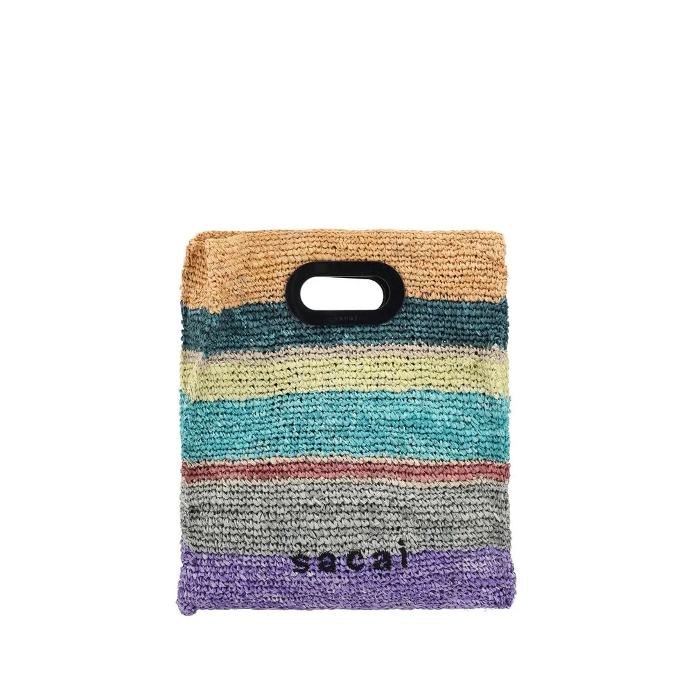 Sacai Women's Raffia Handbag