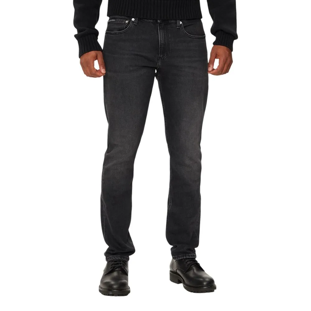 Calvin Klein Jeans Men's Black Cotton Jeans & Pant