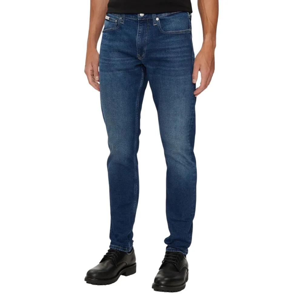 Calvin Klein Jeans Men's Blue Cotton Jeans & Pant