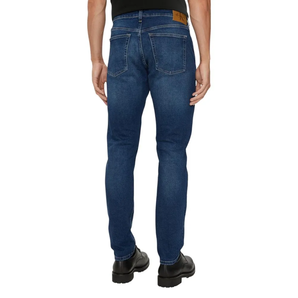 Calvin Klein Jeans Men's Blue Cotton Jeans & Pant