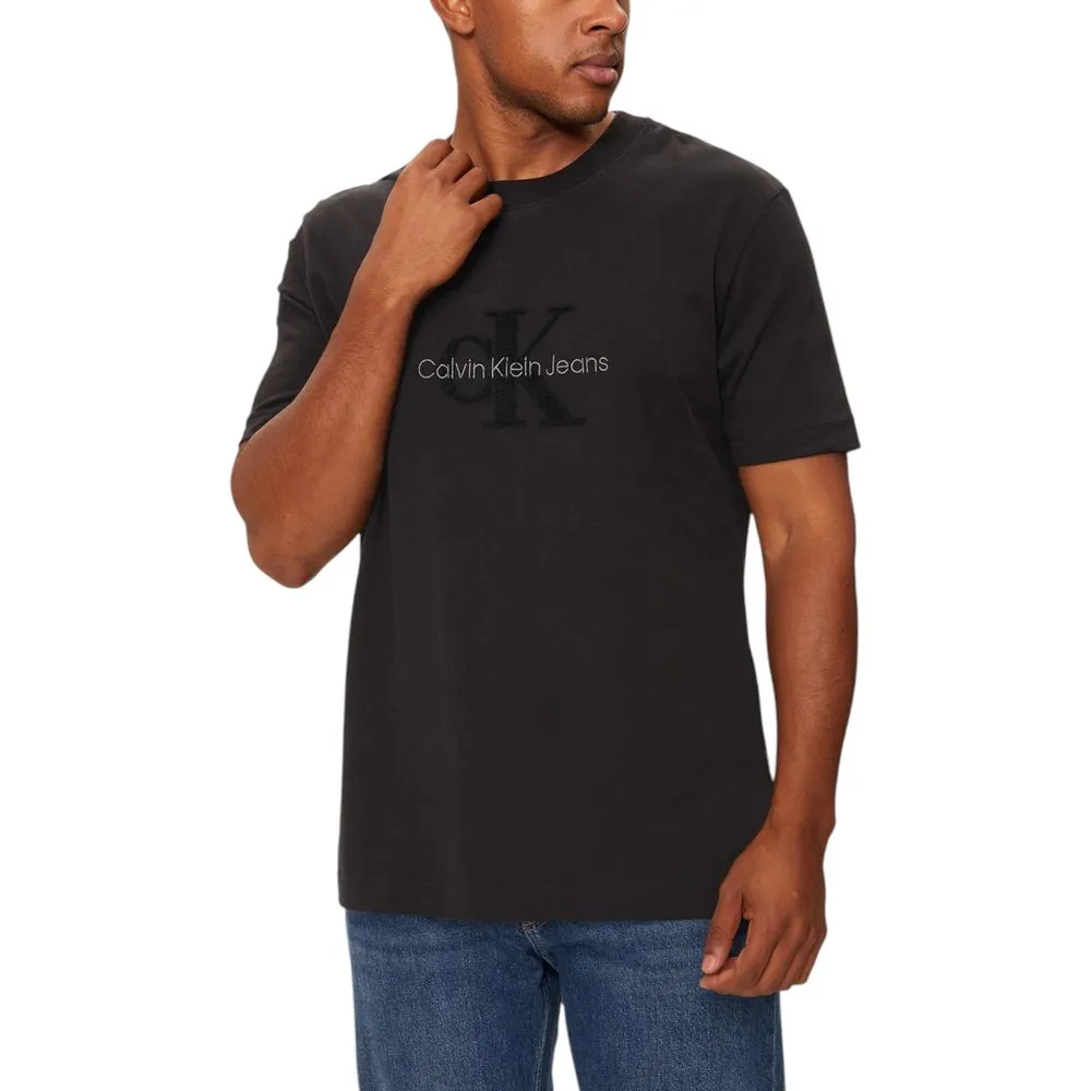 Calvin Klein Jeans Men's Black Cotton T-Shirt