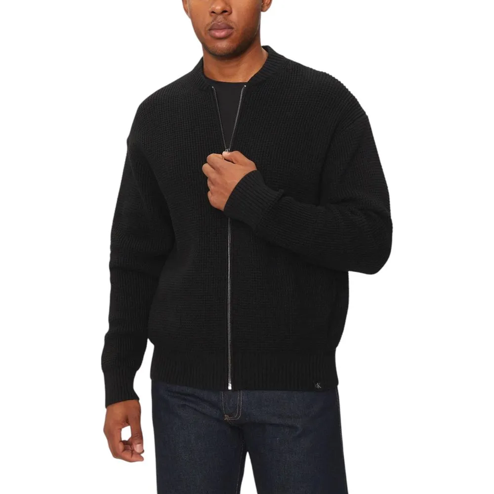 Calvin Klein Jeans Men's Black Cotton Sweater
