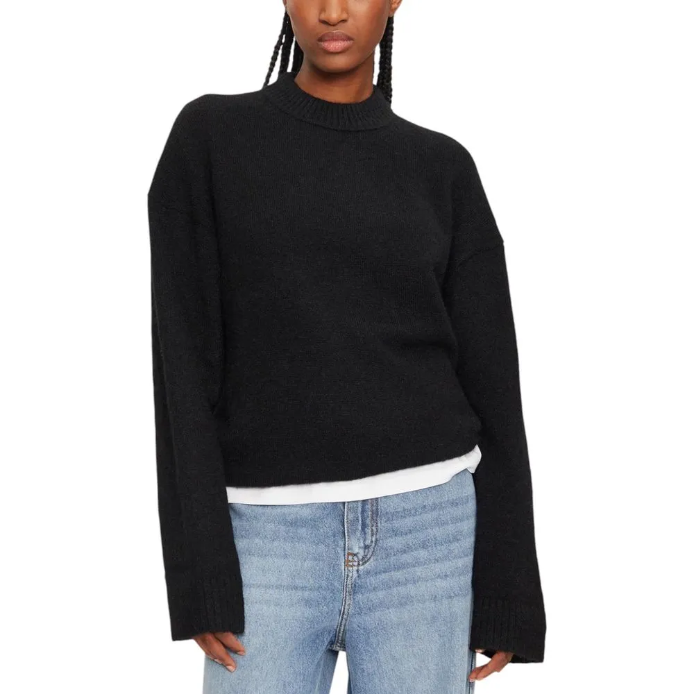 Calvin Klein Jeans Women's Black Polyester Sweater