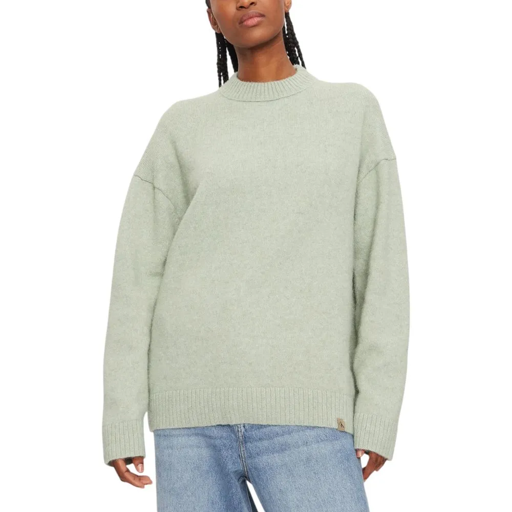Calvin Klein Jeans Women's Green Polyester Sweater