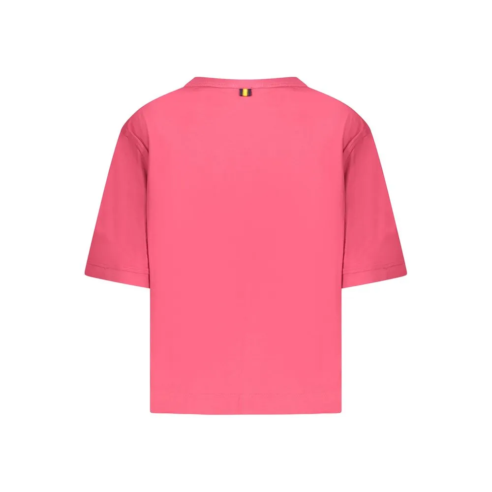 K-WAY Pink Cotton Women Top