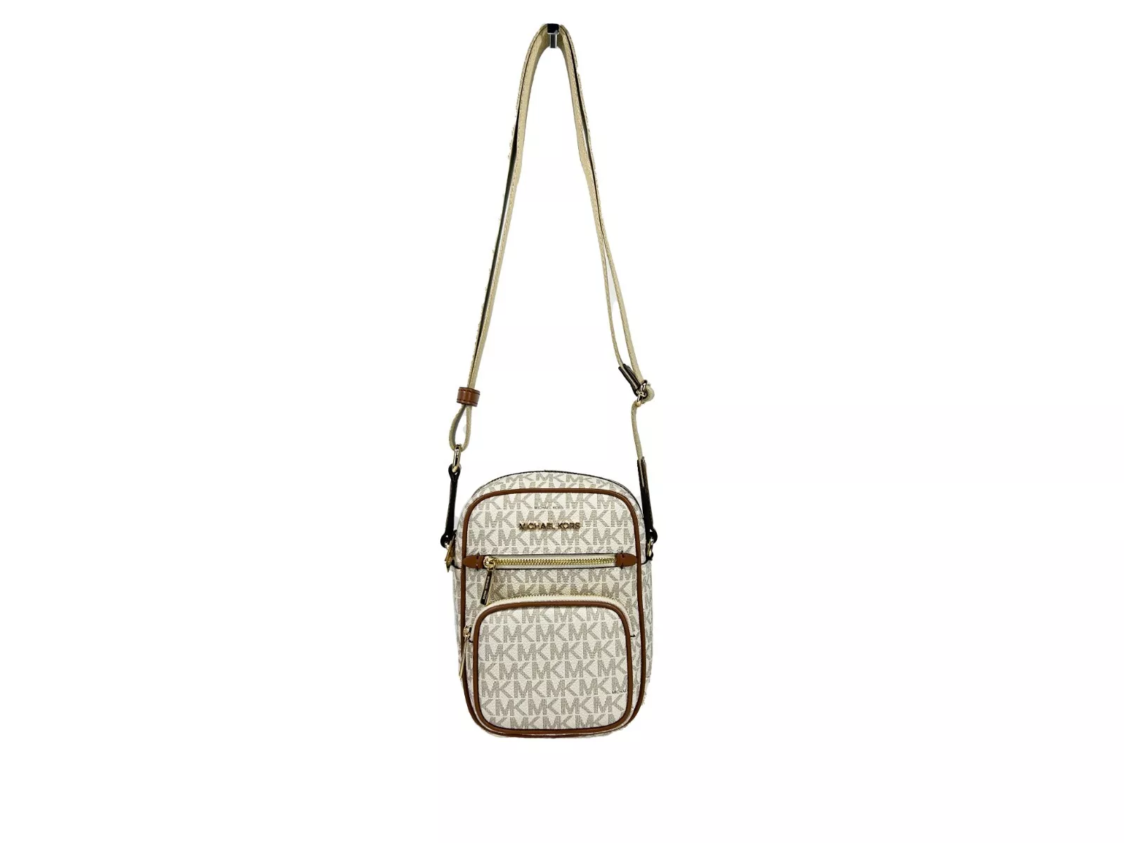 Michael Kors Women's North South Medium Crossbody Bag Vanilla