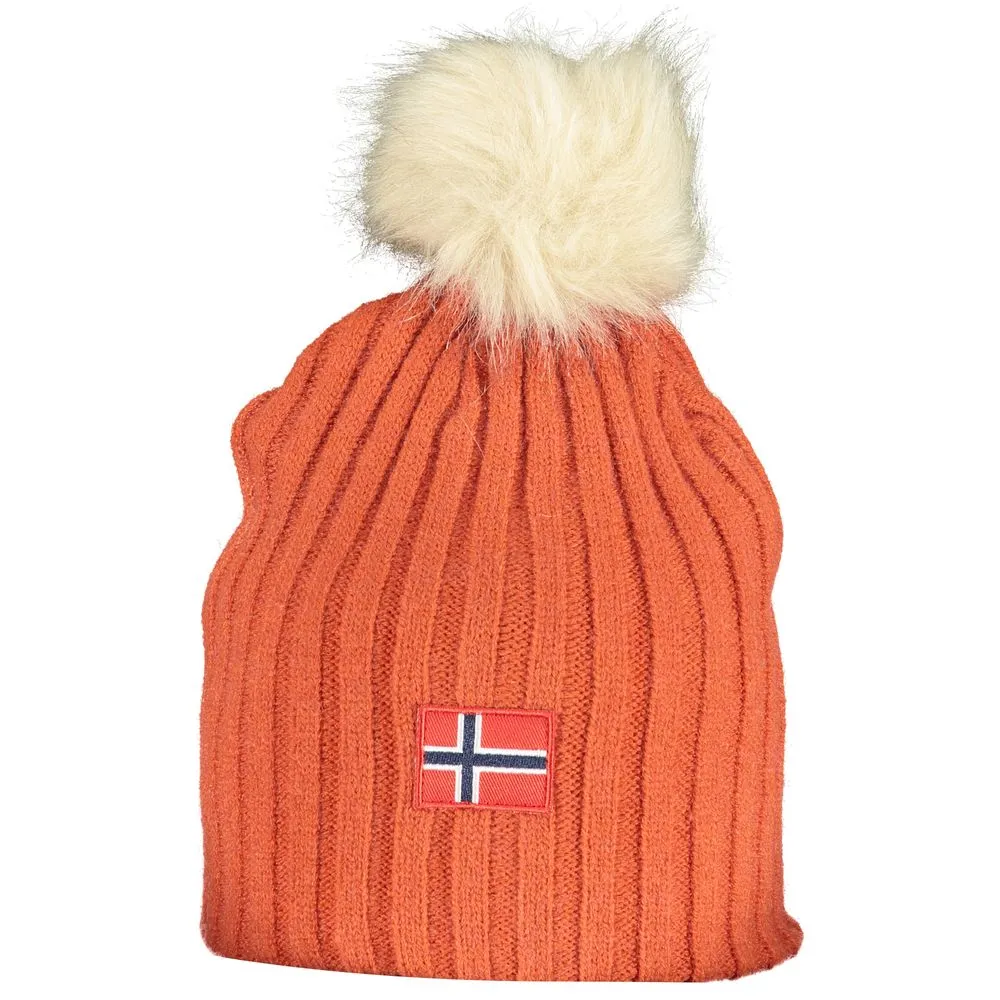 Norway 1963 Women's Orange Polyester Hat