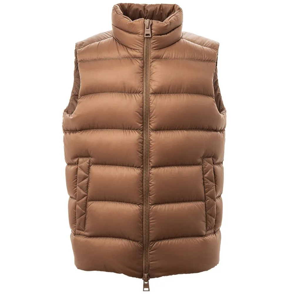 Herno Men's Brown Polyamide Vest