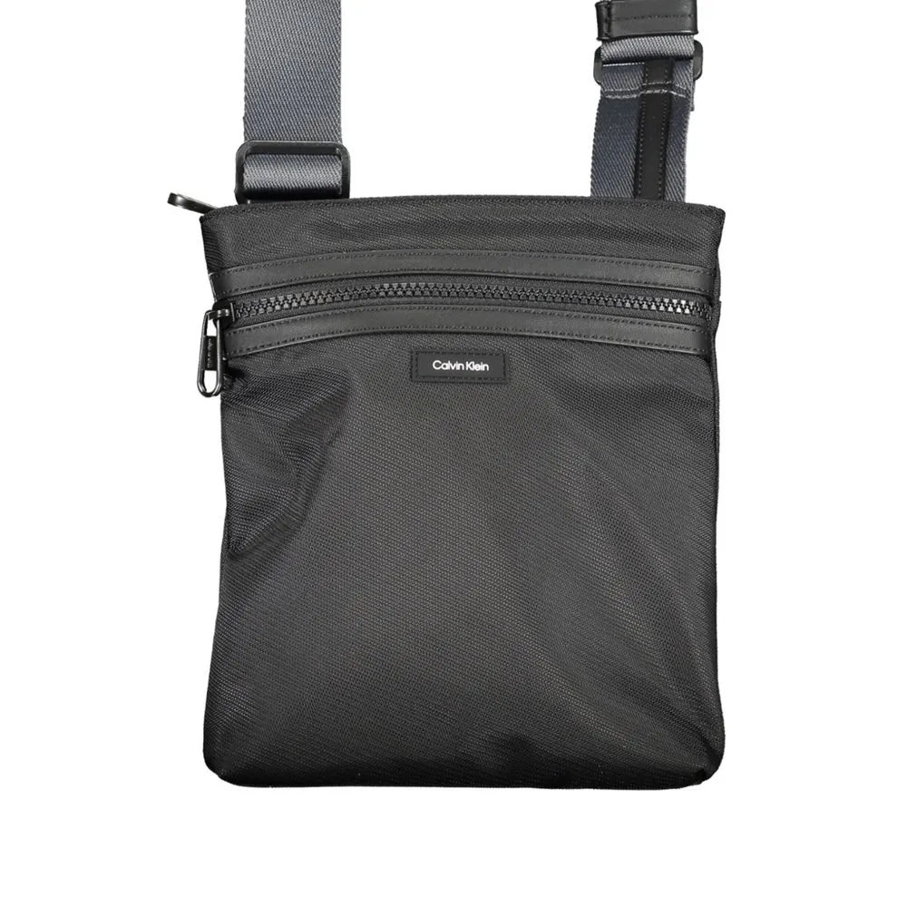 Calvin Klein Men's Black Polyester Shoulder Bag